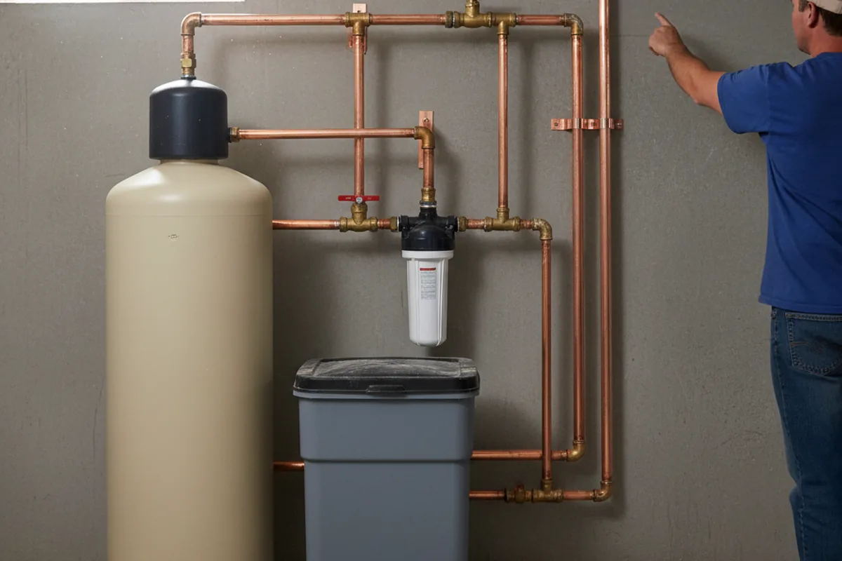 Whole-house water treatment system installed in Barton